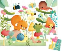 Puzle 20 piezas Los Compañeros del Jardín - Janod J02575 JU02575 JANOD - details 1