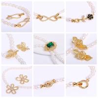 Bolas Redondas Y Planas De Latón Galvanizado En Oro 18K Para Suministros De Joyería DIY Accesorios Para Pulseras Y Collares - details 27
