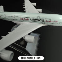 Replica De Avión Qatar Airlines A380 En Escala 1:400 De Metal Modelo Miniatura Para Niños Y Decoración Del Hogar Para Niños Y Niñas - details 3