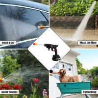50Bar 200W Wireless High Pressure Car Wash Washer Gun 21 V 20000mAh / 30000mAh Battery Foam Generator Water Gun Cleaner Car Washing Machine - details 6