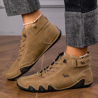 Botas De Cuero Para Hombre Botines De Otoño Invierno Moda Casual Zapatos De Alto Confort Transpirables Para Mujer - details 8