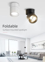Luces De Traxa LED De Aluminio Montaje En Superficie Ajustables Y Plegables Para Iluminación De Cocina Hogar Y Tiendas - details 0