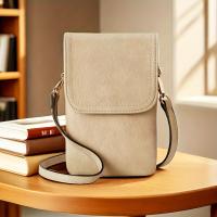 Bolso Bandolera De Cuero PU Minimalista Y Moda Para Mujer Bolsa De Teléfono Móvil Diseñadora Bolsa Pequeña De Hombro Sencillo - details 4