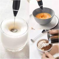 Espumador de Leche Eléctrico de 3 Velocidades, Espumador Electrica de Mano Recargable por USB, Batidor Eléctrico para Espuma de Café, Medidor de Bebidas de Alta Velocidad, Varita de Espuma de Café - details 7