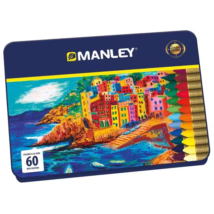 MANLEY CERAS MANLEY 60 COLORES SURTIDOS 60 ANIVERSARIO 60 ANIVERSARIO 27x19x2 Cms. - 1