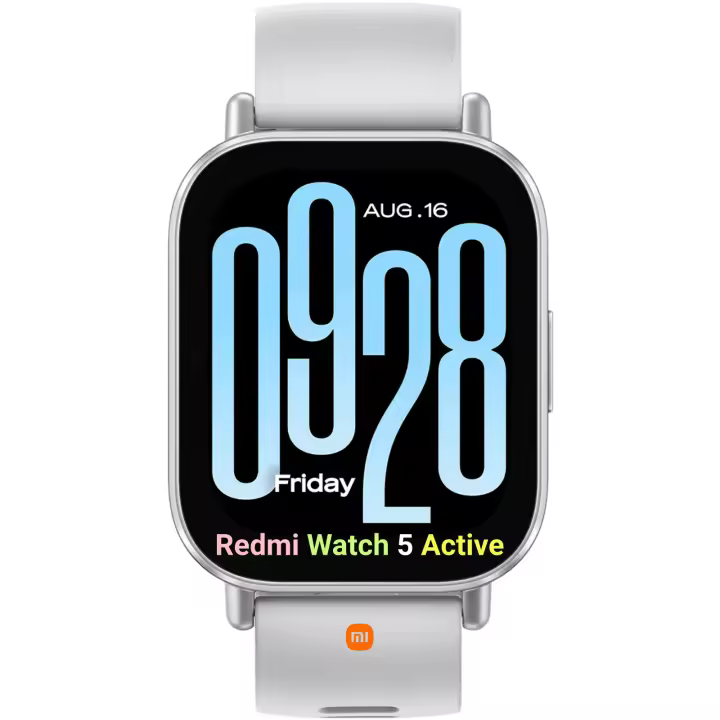 Xiaomi Redmi Watch 5 Active Reloj Inteligente - Pantalla 2", llamadas BT, 18 días, ritmo cardíaco, 140 deportes, plata - 1