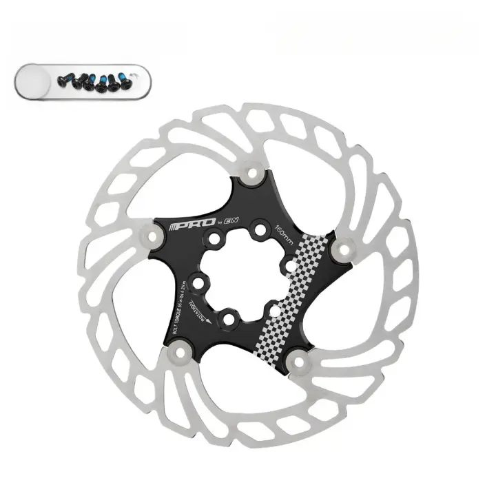  Disco De Freno De Bicicleta 203mm 140/160/180mm Rotor Flotante De Acero Inoxidable 6 Bolts Disco De Enfriamiento Para Ciclismo - 1