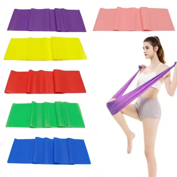Banda de entrenamiento de YOGA, resistencia y rehabilitación - Banda elástica de talla única, ideal para practicar yoga - 1