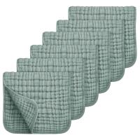 Toallas De Rostro Muselina Para Bebés 6pcs Suaves Para Piel Sensible Toallas De Baño Para Recién Nacidos Hechas De Algodón - details 1