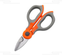 Tijeras Multifuncionales De Acero Inoxidable Con Mango De PP Y TPR Para Eléctricos Corte De Alambre Y Cable Herramienta De Pesca - details 9