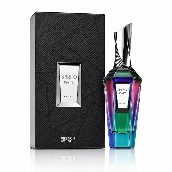 French Avenue Spirito Ignite Extrait 100 ml · Iris y cuero · Estilo Mind Games Gardez — oferta en Miravia