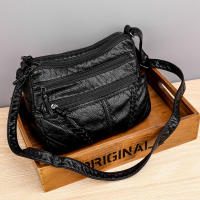Bolso De Hombro Para Mujer En PU Genuino Moda Y Versatilidad Regalo Ideal Para Chicas Y Adultas Mayores Con Cierre De Cremallera Y Bolsillo Interior - details 2