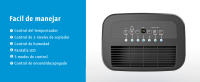 MIDEA Deshumidificador 20L Silencioso hasta 50 m2 / 100 m3 - Deshumificador electrico de humedad 20 litros con depósito extraible - Desumificador pequeño bajo consumo dehumidificador - details 6