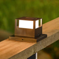 Lámpara Solar LED Impermeable Para Exterior Iluminación De Pared De Jardín Decorativa Para Camino Y Patio Luz De Columna Solar Para Jardín - details 0