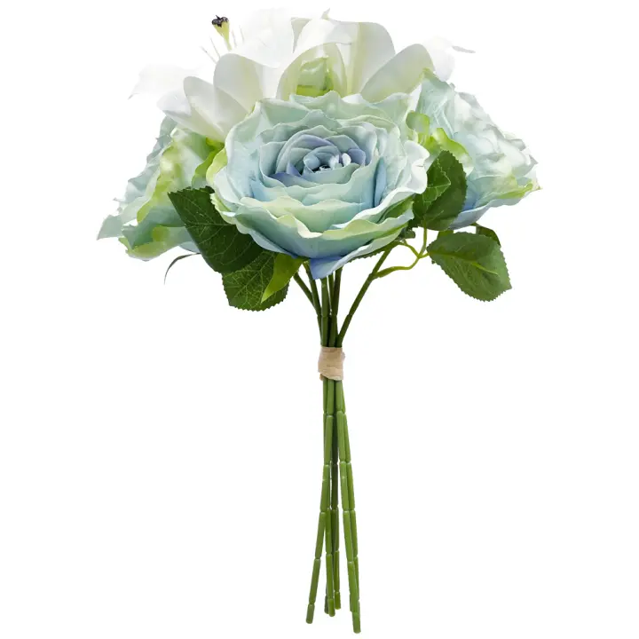 Poenia Arte Floral - Ramo de Flores Artificiales Realista 38cm 2 Piezas - 1