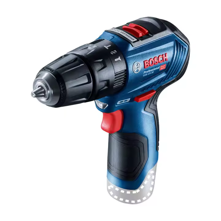 Bosch wiertarko-wkrętarka udarowa 12v 30/17nm  bez akumulatorów i ład. brushless gsb 12v-30 solo - 1