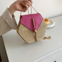 Bolso De Hombro Para Mujer Verano Moda Hecho a Mano De Paja Cruzbody Pequeño Mensajero Viaje Playa Tassel Bolso Monedero - details 23