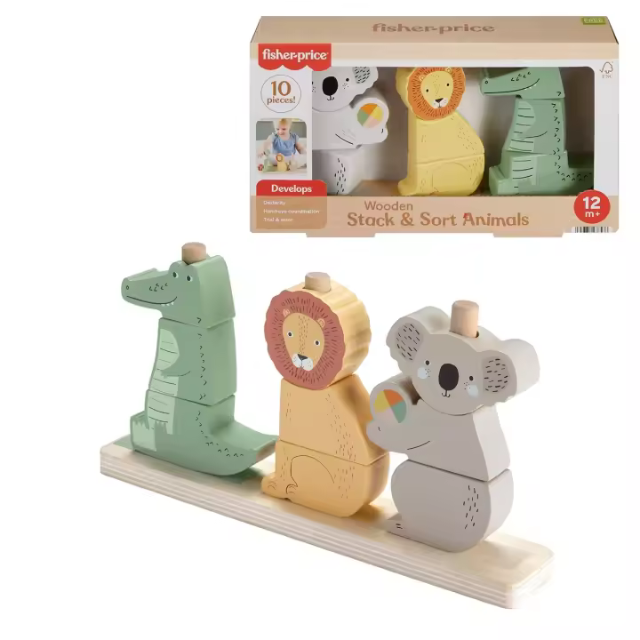 Animales encajables de madera HXV04 FISHER-PRICE - 1