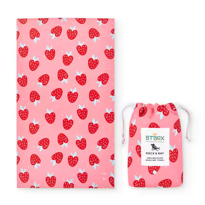 Toalla Strawberries L Dock & Bay (160x90) - 1