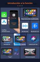 Pantalla Táctil Inteligente Universal 7 Pulgadas Android Auto CarPlay Inalámbrico Radio Multimedia Video Player FM AUX BT MirrorLink Para Coche - details 2