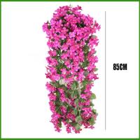 Flores Artificiales Moradas Para Decoración De Fiestas Y Boda Arreglo Floral De Plástico Para Exterior Decoración De Pared Y Jardín - details 7