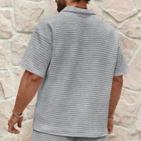 Camiseta Casual Para Hombres Verano 2024 Cuello Redondo Color Sólido Manga Corta Transpirable Y Cómoda Disponible En Varias Tallas Y Colores - details 19