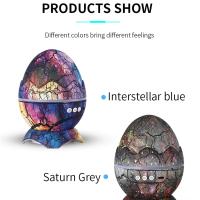 Proyector De Galaxia Con Huevo De Dinosaurio Y Control Remoto Altavoz Bluetooth Luz Nocturna LED Proyección Estelar Regalo Para Niños - details 13