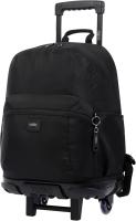 TOTTO - Mochila Escolar con Ruedas Grandes, Modelo Trik, Mochila Grande, Capacidad 27 Litros, Bolsillo para Portátil 14", Tablet, 2 Bolsillos para Botella, Correas en S para Mayor Comodidad, Resistente, Color Negro - details 3