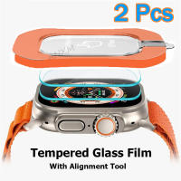 Kit De Protección De Pantalla Para Apple Watch Ultra 2 49mm Con Película De Vidrio Templado Y Herramienta De Alineación 2 Piezas Instalación Fácil - details 0