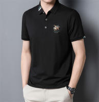 Camisa Polo Casual Para Hombres De Color Sólido Con Bordado Manga Corta Estilo Callejero Nuevo Arribo Moda Streetwear Verano - details 12