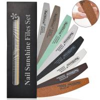 Set De 8 Piezas De Lijadores De Uñas En Forma De Media Luna Profesionales De Grado Superior Para Manicura Y Arte De Uñas - details 1