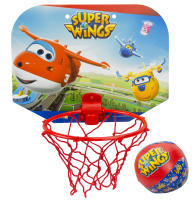 Mini basket infantil para niños y niñas, con diseños exclusivos de Super Wings, en color rojo (624) Mini canasta de baloncesto. Incluye una pelota. Ligero y fácil de montar. Calidad al mejor precio. De acuerdo a la normativa CE. +3 años - details 0