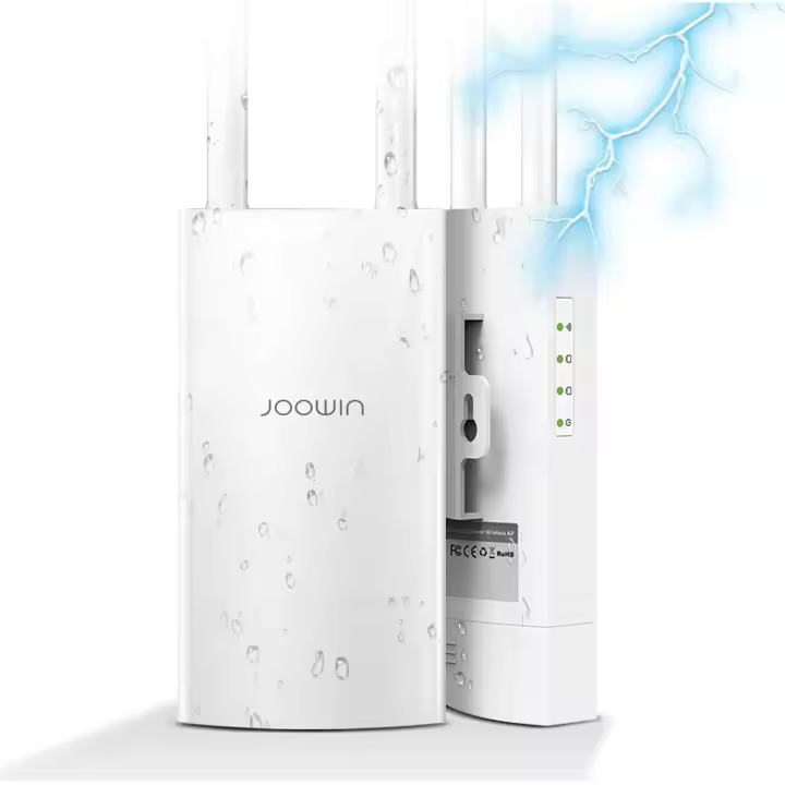 Puntos de Acceso Inalámbrico Exteriores 1200Mbps Dual Banda 2.4GHz/5GHz Repetidor WiFi Exterior Amplificador Señal WiFi con PoE Apoyo Ap/Repetidor/Router/Puente Modos Extensor WiFi Exterior - 1