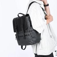Mochila De Negocios Para Hombre De Cuero PU De Lujo Mochila De Laptop Elegante Bolsa De Viaje Briefcase Mochilas Para Hombre - details 13