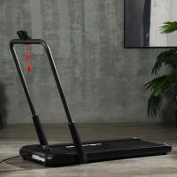 SPORTNOW 2 en 1 Cinta de Correr Plegable Cinta de Andar Velocidad 12 km/h Superficie de Carrera 36x105 cm Control Remoto Pantalla LED y Ruedas para Fitness en Casa 135x65x106 cm Negro - details 2