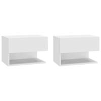 Vidaxl Mesita de Noche de Pared Pack 2 Unidades - details 6