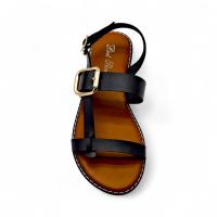Calzados soraia✨ Sandalias Planas de Mujer con Pulsera Ajustable – Diseño de Tiras Cruzadas Elegantes – Zapatos de Verano Cómodos y Versátiles para Diario, Playa, Paseo o Fiesta ✨ Liso Bohemio - details 1