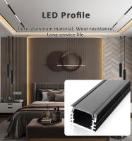 Tira LED 50CM Con Perfil De Aluminio Y Diffusor PC Para Cubierta Negro Plateado Para Lámpara Lineal De Barra Armario 8mm/10mm/12mm Decorativa - details 1