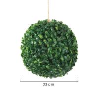 Bola De Topiario Artificial De Boxeo Falso Para Decoración De Jardín Patio Bodas Casa Material Plástico Estilo Grama Colgante - details 2