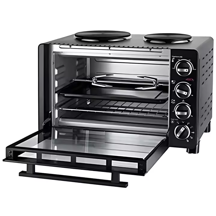 Unold 68885 - Cocina Pequeña Todo en Uno con Horno, Parrilla y Asador Giratorio - 1
