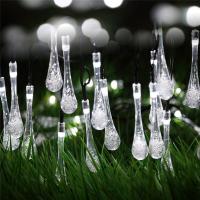 Lámpara Solar LED De 4/6M Bombilla De Gota Para Jardín Luz De Festa Outdoor Impermeable Decoración De Navidad Para Bodas Y Fiestas - details 1