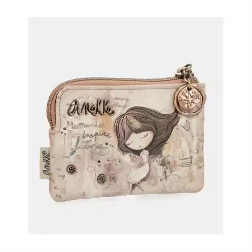 Anekke Memories  Monedero Pequeño - Referencia 40809-019 - 12 x 8 x 1 Cm - Bolsillos Traseros -Nueva Colección 25 - - 1