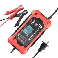 Cargador De Batería De Coche Grande Pantalla LCD 6A/8A/10A 12V Para Motocicleta Y Vehículos Con Tecnología Inteligente De Reparación - details 10