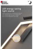 Lámpara De Pared LED Moderna 13W-18W Luz Para Dormitorio Y Sala De Estar Iluminación Interior Doméstica Con Sombrilla Aluminio Ajustable - details 11