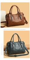 Bolso De Hombro Para Mujer De PU De Alta Calidad Y Tres Capas Suaves Bolso Cruzado De Lujo Diseñador a Main Bolsos De Mujer - details 8