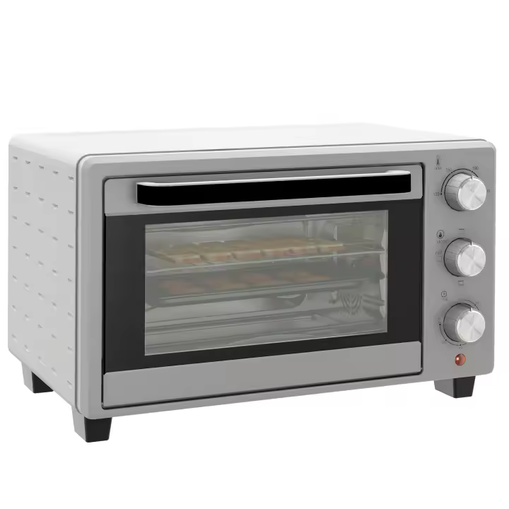 HOMCOM Horno Eléctrico de Sobremesa Horno Sobremesa de 21L 1400W Mini Horno Eléctrico con Temporizador hasta 60min y Temperatura Regulable hasta 230℃ - 1