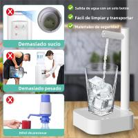 Bomba De Agua Galón Portátil Eléctrica Para El Hogar Y Camping Dispensador Inteligente Automático Botella De Agua Con Bomba - details 3