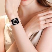 Correa De Cuero Para Apple Watch Compatible Con Series 3 4 5 6 SE 7 8 Ultra Tamaños 38mm 40mm 41mm 42mm 44mm 45mm Accesorio Para Reloj iWatch - details 2