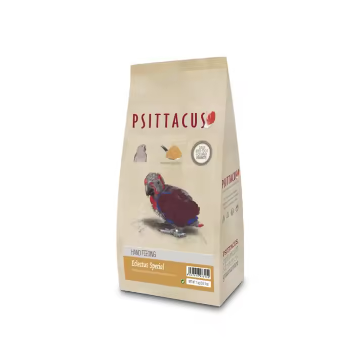 PSITTACUS - Eclectus Special Hand Feeding - Papilla para criar manualmente polluelos de loros Eclectus - 1