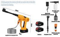 Mini limpiador inalámbrico de alta presión, 500W, 65Bar, pistola de agua pulverizada, máquina de limpieza a presión para batería Makita de 18v - details 4